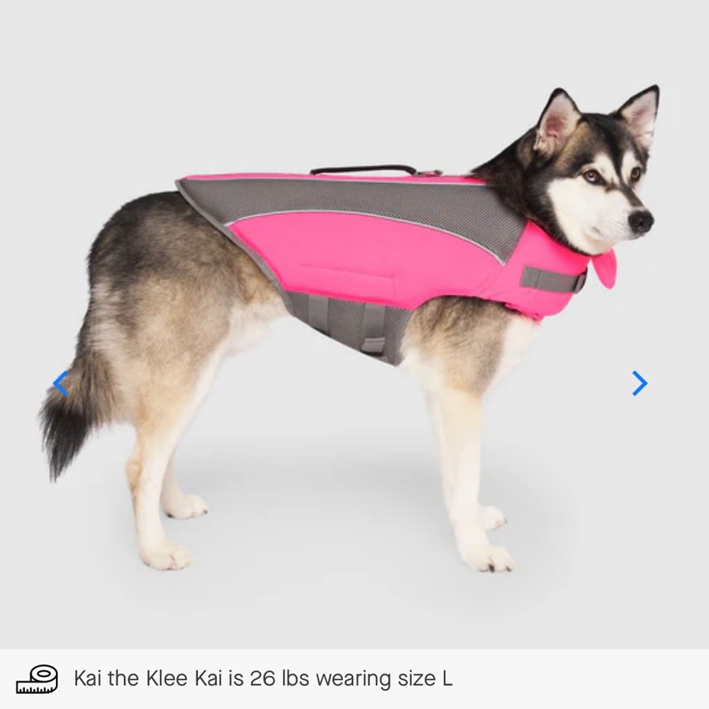 Canada Pooch Wave Rider Life Vest - Pink - L